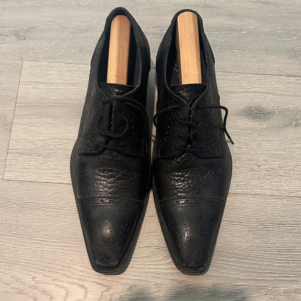 Duca Classic Black Men's Dress Shoes